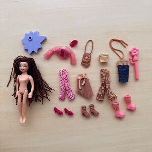 Fashion Polly Pocket Dare to Hair Cafe Cool Lila Lot